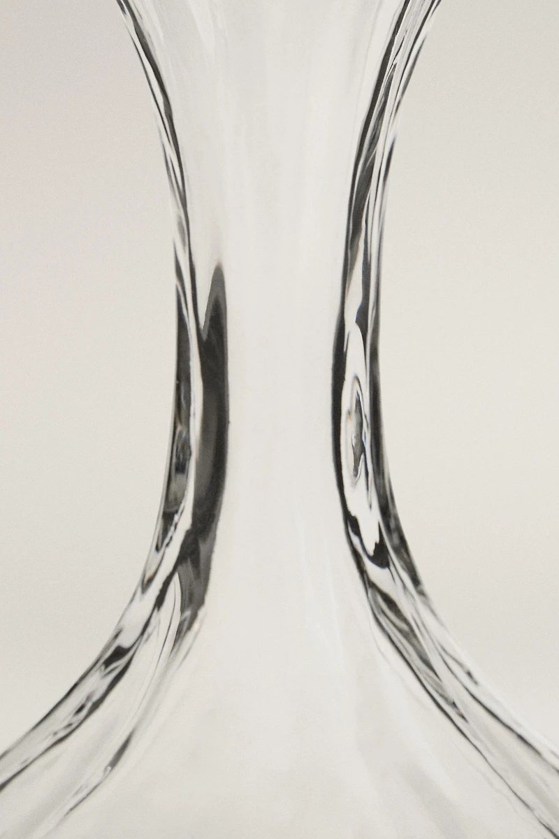 CARAFE À VIN VERRE RELIEF