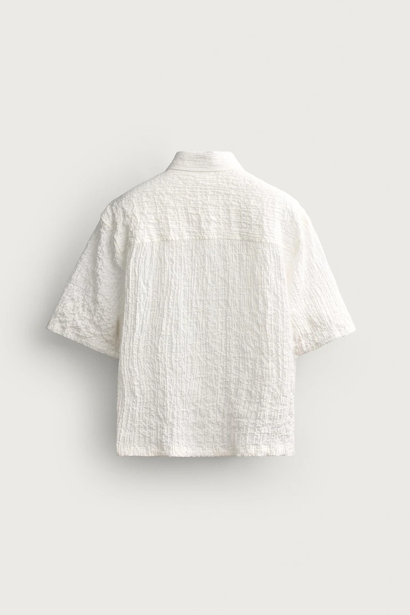 TEXTURED RELAXED FIT SHIRT