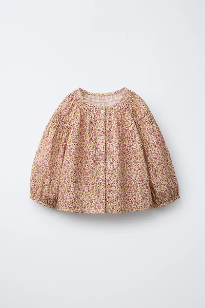 FLORAL PRINT BLOUSE