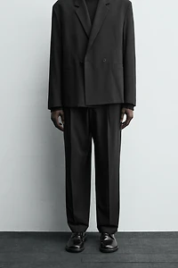 WOOL BLEND SUIT PANTS