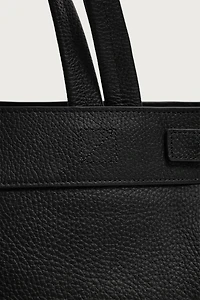 LEATHER SHOPPER BAG
