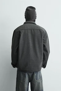 TWILL TEXTURED WATER REPELLENT OVERSHIRT