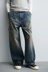 BAGGY FIT CARGO JEANS