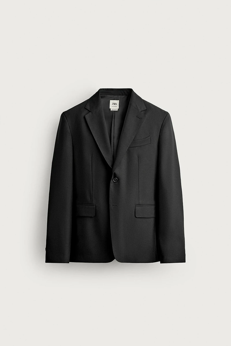 100% WOOL SUIT BLAZER