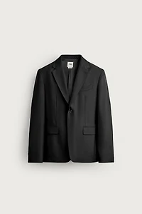 100% WOOL SUIT BLAZER