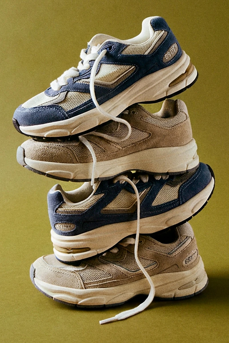 PIECED ATHLETIC SNEAKERS