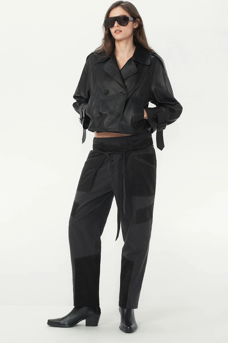 PATCHWORK CARGO PANTS - THE ITEM ZARA WOMAN