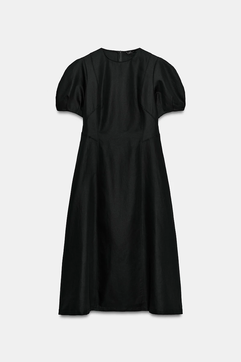 ROBE MIDI EN LIN ZW COLLECTION