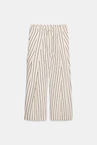 PANTALON À RAYURES ET PLIS ZW COLLECTION