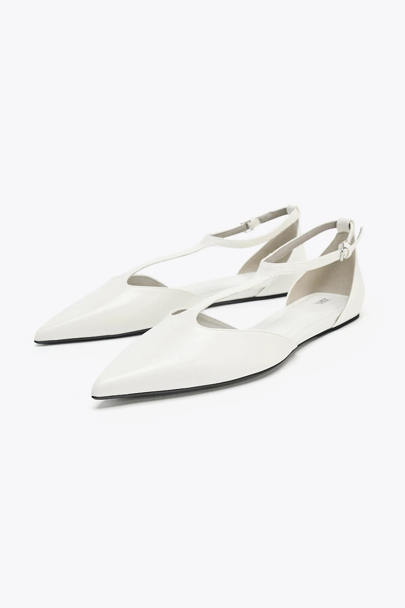 ANKLE STRAP FLAT SHOES