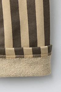 STRIPED PLUSH PANTS
