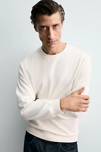 SOFT CREWNECK WASHED SWEATSHIRT
