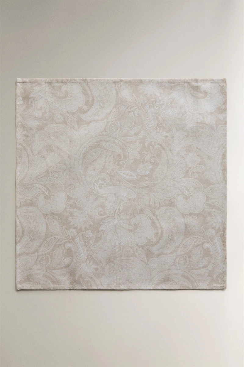 LOT DE SERVIETTES IMPRIMÉ PAISLEY (LOT DE 2)
