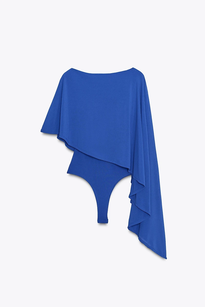 BODY CAPE ASYMÉTRIQUE