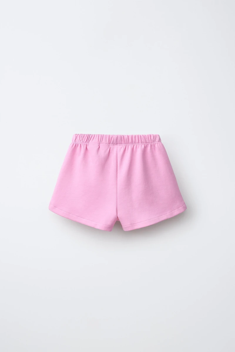 INTERLOCK FRUIT CROCHET SHORTS