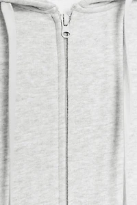 HOODED PLUSH VEST