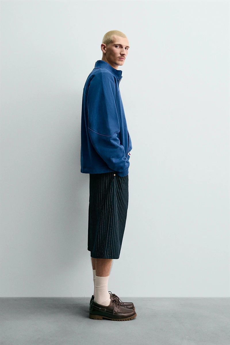 SHORT COUPE AMPLE RAYURES CHAMPION ® X ZARA