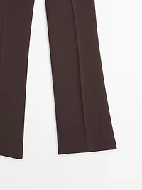 Pantalon flare poche