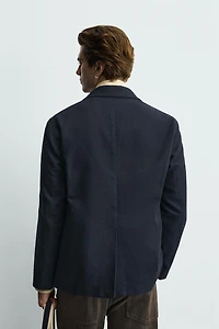 VESTE À POCHES AVEC LAINE