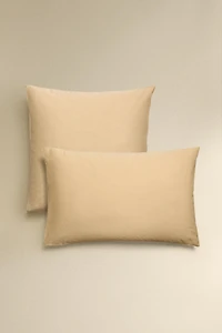 TEXTURED COTTON PILLOWCASE