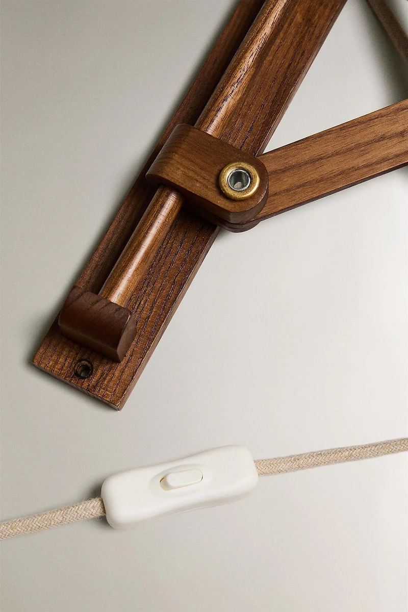 LAMPE | APPLIQUE MURALE BOIS