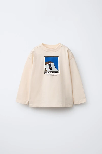 SKATE PRINT T-SHIRT