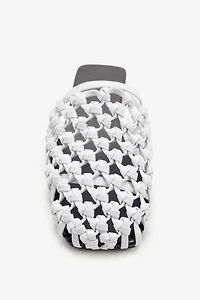 LIMITED EDITION BRAIDED LEATHER SLINGBACK SHOES