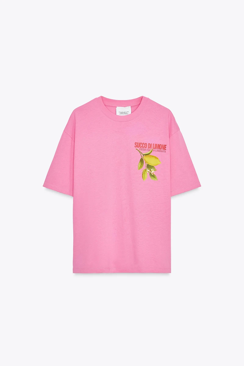 LEMON PRINT T-SHIRT