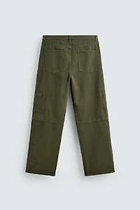 PANTALON BATTLE COUPE DÉCONTRACTÉE DÉLAVÉ