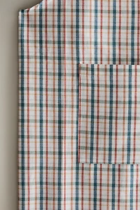 CHECK COTTON APRON