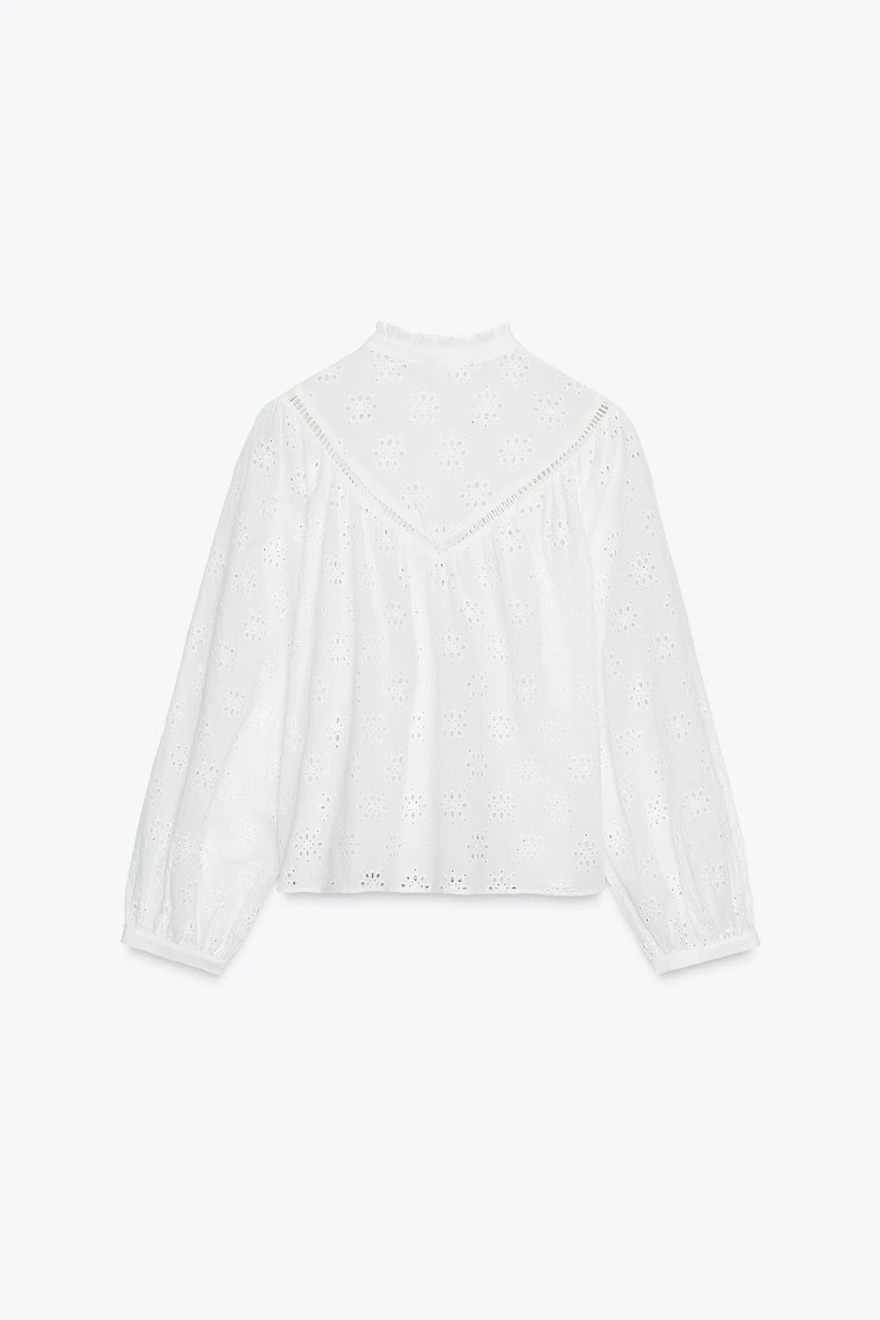 CHEMISE BRODERIES PERFORÉES
