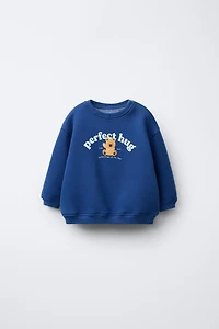 BEAR PRINT SWEATSHIRT
