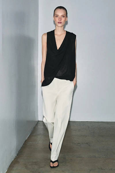 ZW COLLECTION STRAIGHT CHINO PANTS