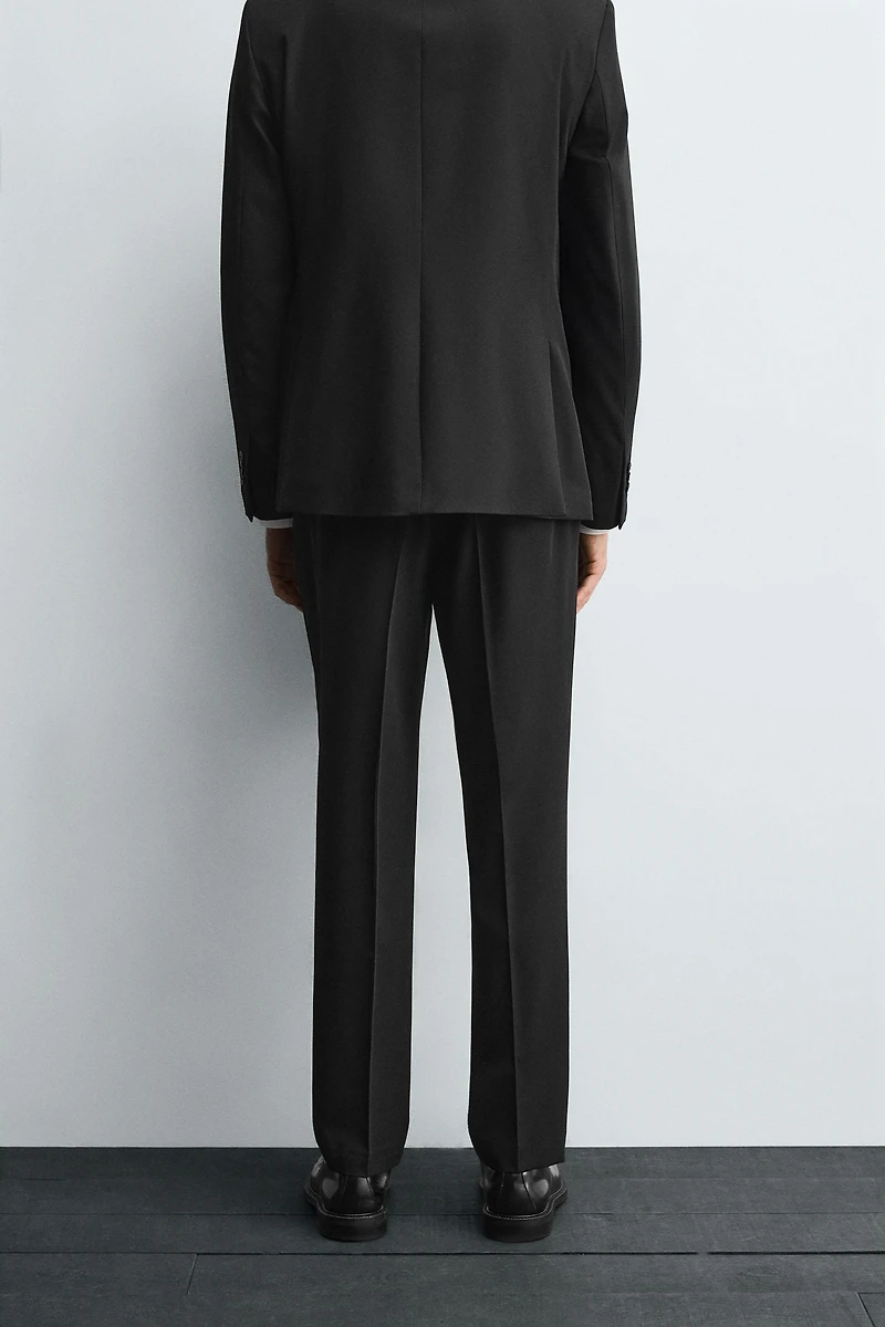 PLEATED COMFORT SUIT PANTS