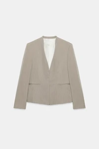 VESTE AJUSTÉE SANS REVERS