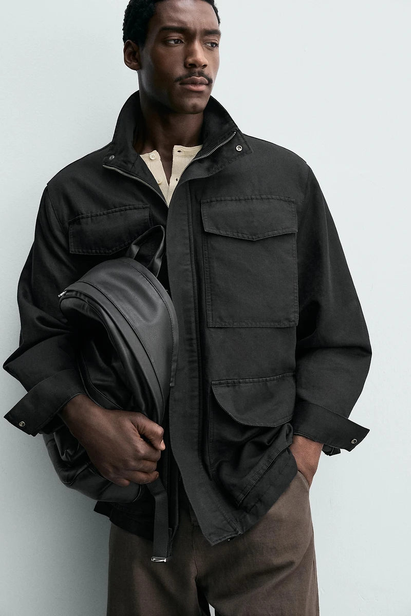 TEXTURED BACKPACK