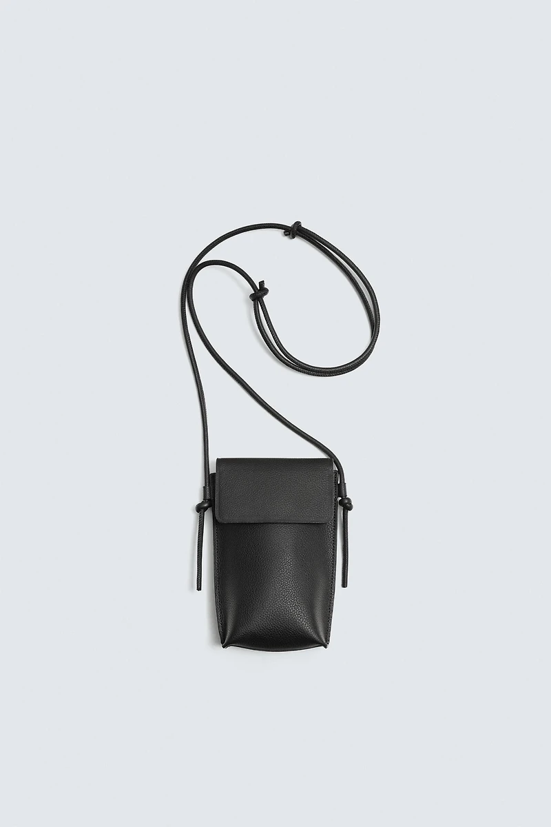 LEATHER CROSSBODY BAG