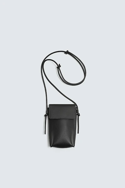 LEATHER CROSSBODY BAG