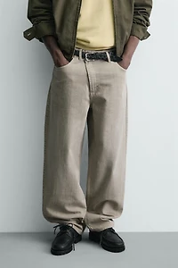 RELAXED FIT WRAP CLOSURE PANTS