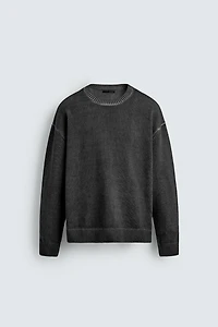 WASHED TEXTURED JUMPER