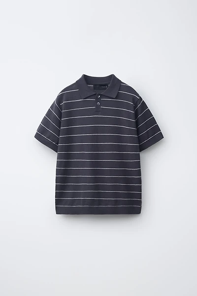 POLO EN COTON ET LIN
