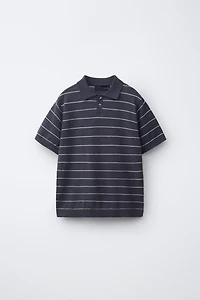 POLO EN COTON ET LIN