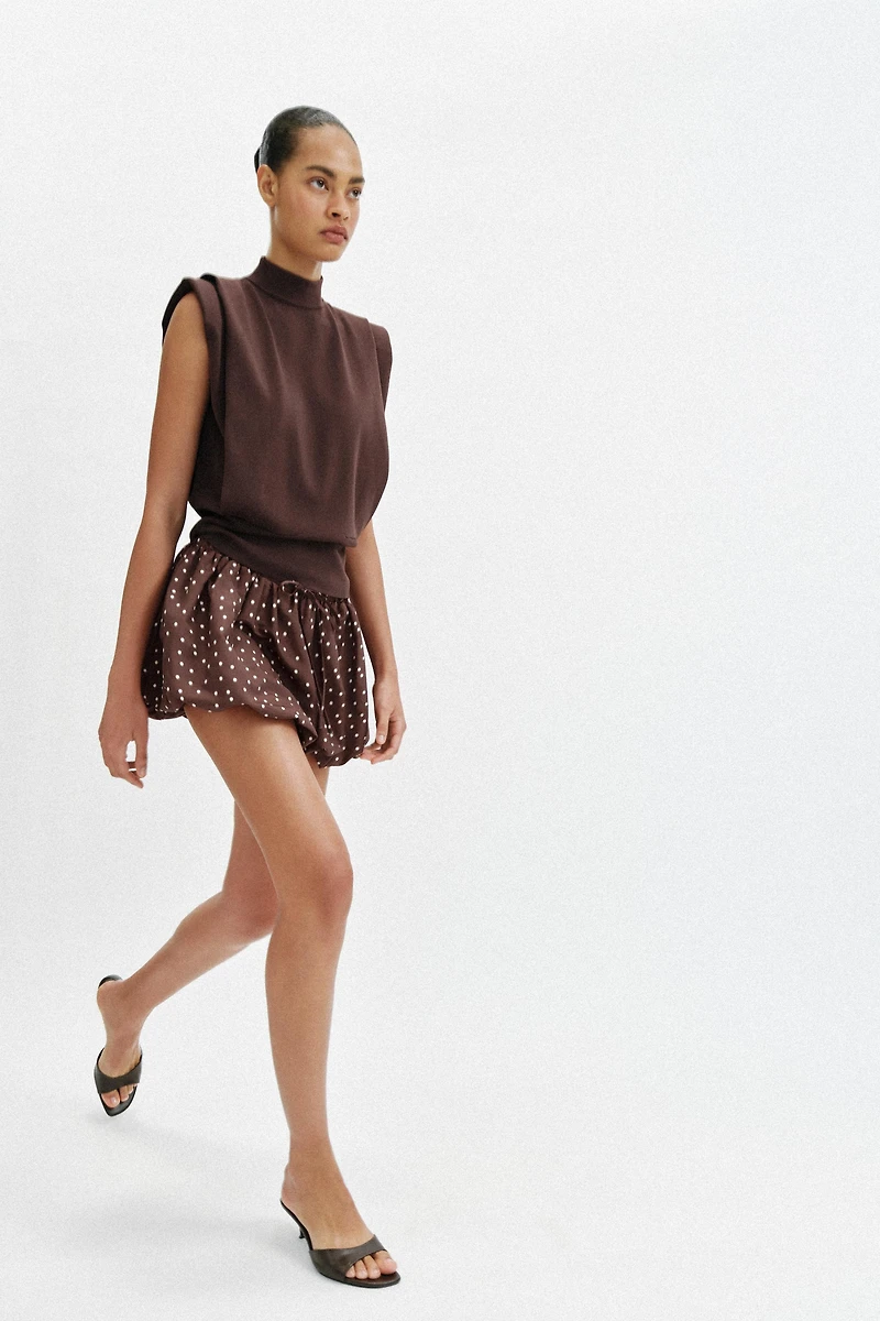 POLKA DOT BALLOON SKORT