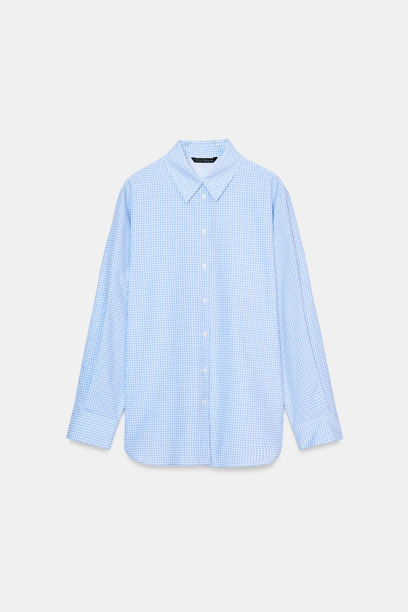 CHEMISE OXFORD À CARREAUX