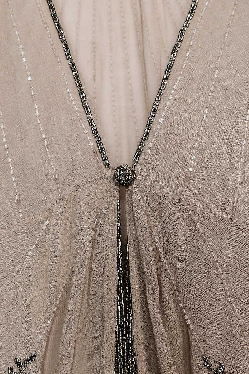 LIMITED EDITION BEADED EMBROIDERED TOP
