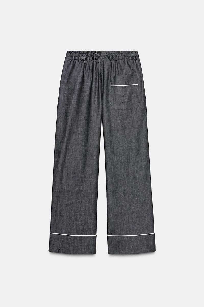 PANTALON LISERÉS EN CONTRASTE ZW COLLECTION