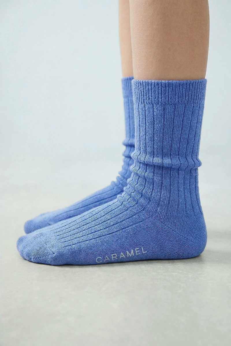RIBBED LONG SOCKS CREATED BY CARAMEL LONDON X ZARA