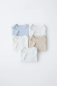 FIVE-PACK OF LITTLE HOUSE BODYSUITS