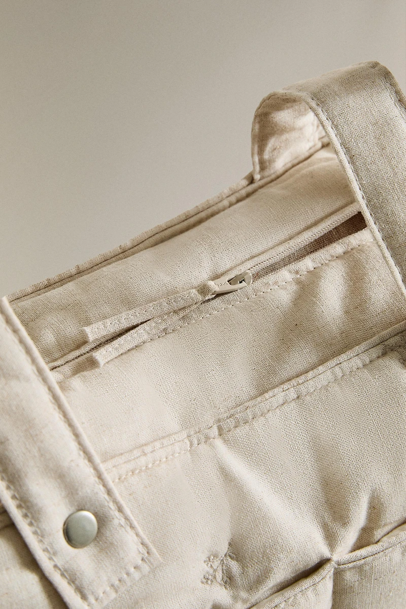 EMBROIDERED DIAPER BAG