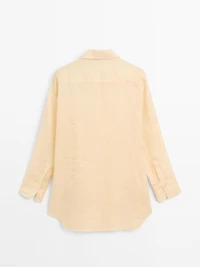 Long 100% linen shirt - STUDIO